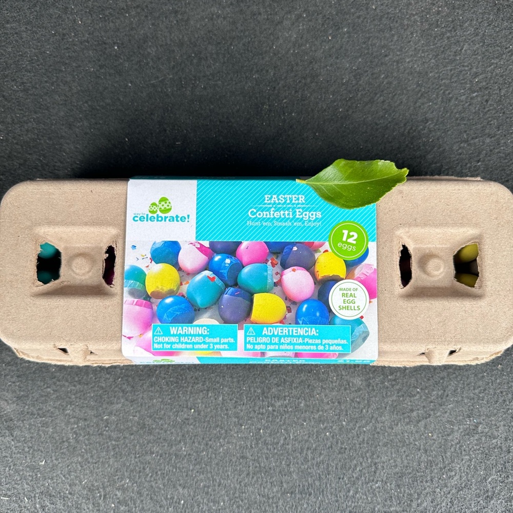 Easter confetti eggs